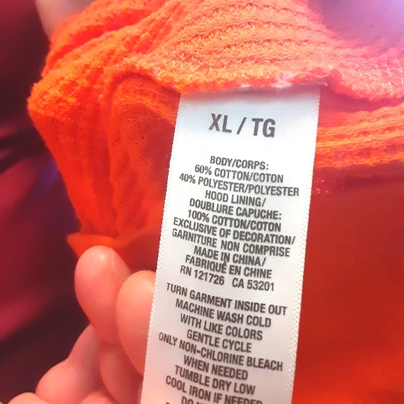 Areopostale pullover top with hoodie size XL/TG - Picture 3 of 8